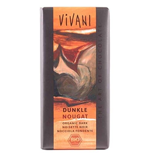 Image of Vivani Organic Chocolate | Dark Choc & Nougat | 8 x 100g