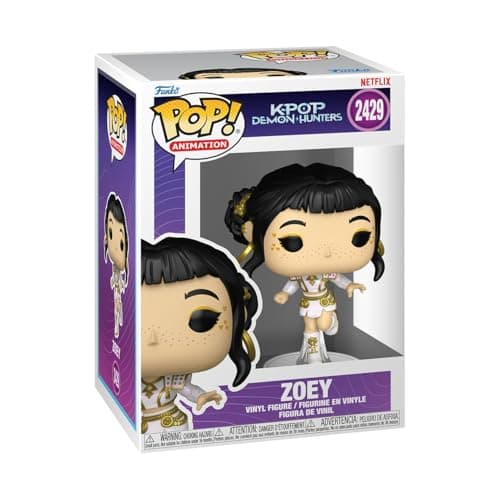 Image of Funko POP! Animation: Netflix - KPOP Demon Hunters - Zoey - Collectable Vinyl Figure - Gift Idea - Official Merchandise - Toys For Kids & Adults - Model Figure for Collectors and Display