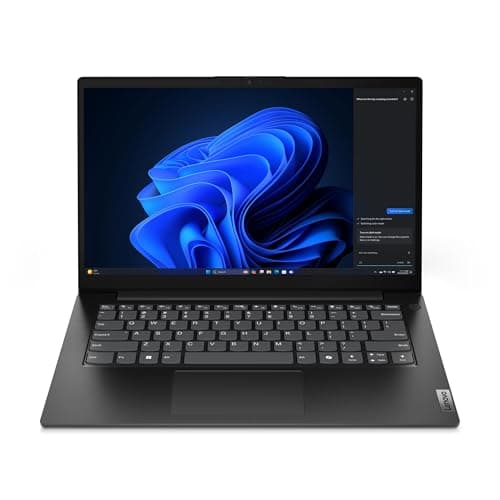 Image of Lenovo V14 G5 IRL Laptop, Intel Core i5-13420H, 8GB DDR5 RAM, 256GB SSD, 14" Full HD LED, Windows 11 Pro, Black