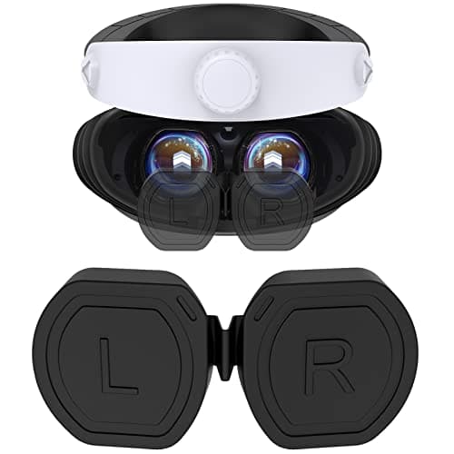 Image of Lens Protector Cover for PSVR 2, Soft Silicone Dust Proof & Anti-Scratch Cover for PS VR2, Washable Protect Lens Sleeve for Playstation VR2 Headset Accessories