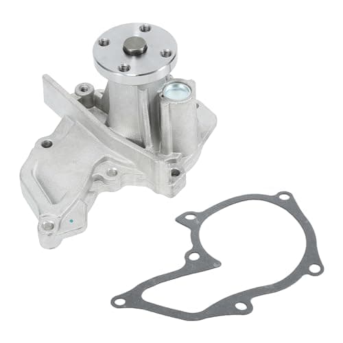 Image of Partuto Water Pump No.1007714/96MX8591AA- Car Front Engine Water Pump - for Ford Fiesta 1995-2002 Metal Silver Tone with Gasket - 1set