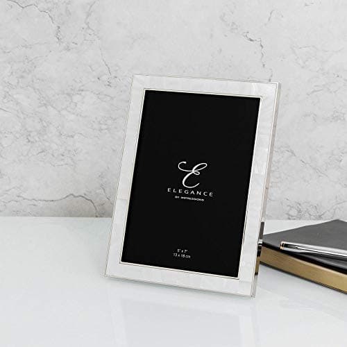 Image of Widdop 5' x 7' - Elegance Nickel & Mother of Pearl Frame - Gift Box