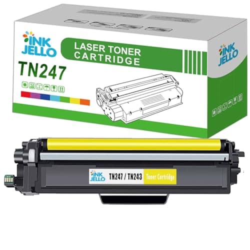 Image of InkJello Compatible Toner Cartridge Replacement for Brother DCP L3510CDW DCP L3550CDW HL-L3210CW HL-L3230CDW HL-L3270CDW MFC L3710CW MFC L3730CDN MFC L3750CDW MFC L3770CDW TN-247 (Yellow)