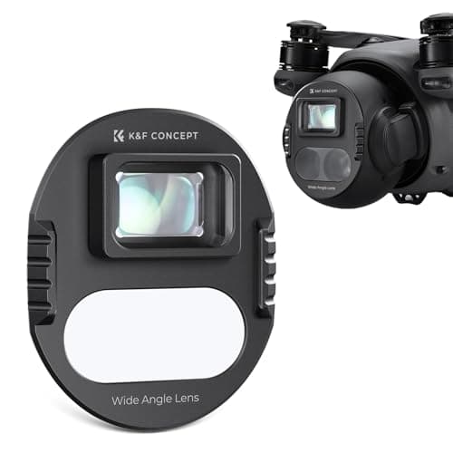 Image of K&F CONCEPT Wide-angle Lens Compatible with DJI Mavic 4 pro, 108° Shooting Range Wider View Snap-fit HD Optical Glass Drone Accessories