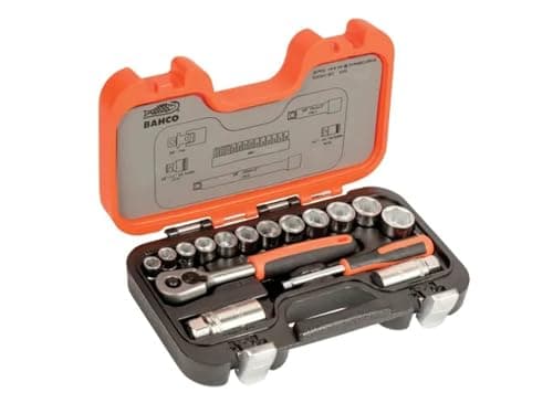 Image of Bahco S330 Socket Set 34 Piece 1/4 and 3/8 Square Drive
