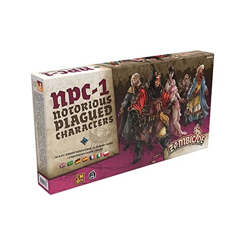 Image of Zombicide: Black Plague – Notorious Plagued Characters # 1 (Edge Entertainment edgbp003) board game