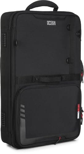 Image of Gator Cases ICON Series Medium DJ Controller Bag with Weather-Resistant Exterior and Customizable Foam Block Interior, Fits Controllers up to 26", (G-ICONDJ-MD-BP)