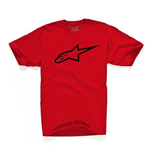 Image of Alpinestars Men's Ageless Classic Tee Short Sleeve T-Shirt, Red (Red/Black), Small