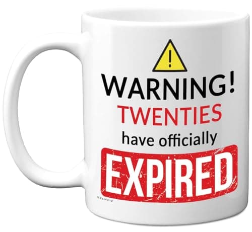 Image of 30th Birthday Gifts for Women Men - Twenties Have Expired - Rude Novelty Gag Joke Funny Mugs for 30th Birthday Present, 11oz Premium Ceramic Coffee Mugs