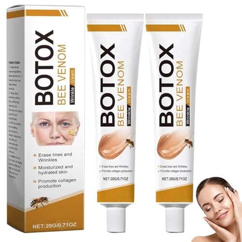 Image of 2Pcs Bee Venom Cream, Bee Venom Wrinkle Removal & Firming, Moisturizing, Lifting & Recovery for All Skin Type, Anti-Aging Bee Venom Cream (2PCS, 60g)