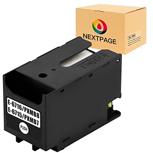 Image of NEXTPAGE E-6715/6716 Ink Maintenance Box for Epson T6715/T6716, Suitable for WorkForce Pro WF-4720DWF WF-4725DWF WF-4730DTWF WF-C5210DW WF-C5710DWF WF-C5290DW WF-M5298DW WF-C529RDTWF Printer