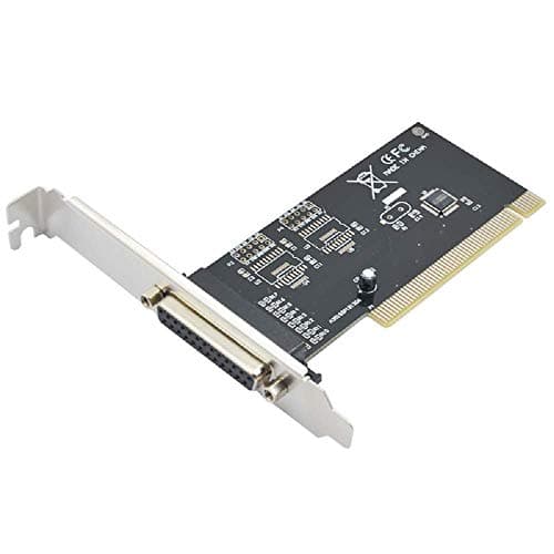 Image of Jeirdus PCI Parallel Port Expansion Card - DB25 LPT Converter with Low Profile Bracket for Desktop PC