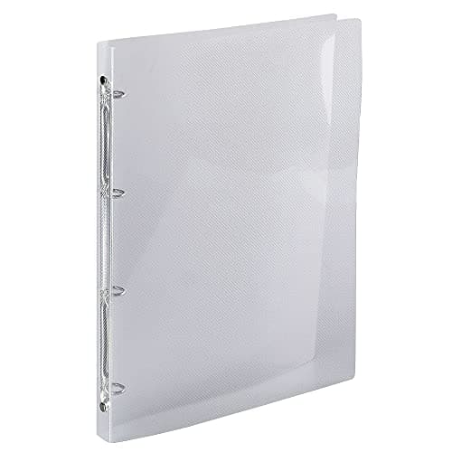 Image of Exacompta - Ref. 51194E - 1 Flexible binder in PP Crystal - 4 round rings, diameter 15 mm - Spine 20 mm - External dimensions: 32 x 25 cm - Format to file A4 - Colour: crystal