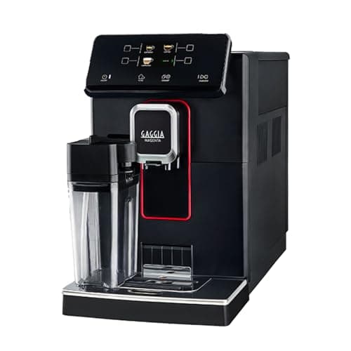 Image of Gaggia Magenta Prestige Automatic Bean to Cup Coffee Machine, Espresso and Cappuccino Maker with Integrated Milk Carafe, Black