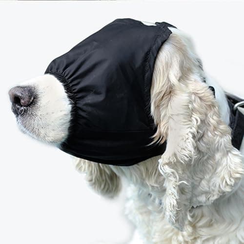Image of Dog Calming Eye Mask Light Blocking Dog Mask for Anxiety Relief and Stress Relief Comfortable Eye Masks for Dogs Pet Accessories Blindfold (M)