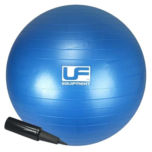 Image of Urban Fitness Unisex' s 500kg Burst Resistance Swiss Ball, Blue-65cm, 65cm, K-REY-UFB01965, black