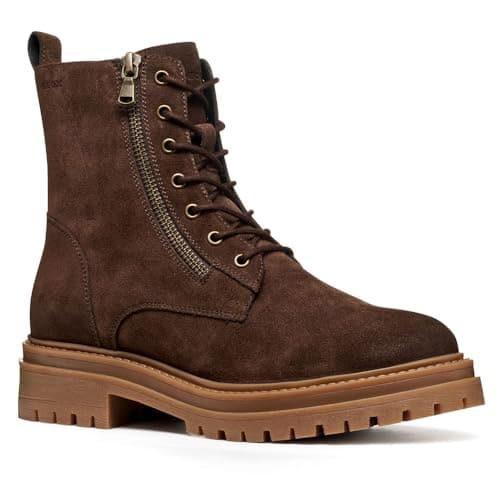 Image of Geox Women's D Iridea Ankle Boots, dark brown, 5 UK