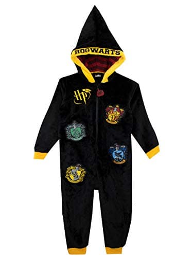 Image of Harry Potter Boys Onesie Black Age 5 to 6 Years