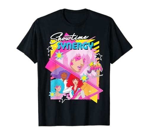 Image of Jem and The Holograms Showtime Synergy Jem and The Band T-Shirt