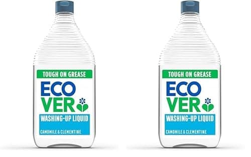 Image of Ecover Camomile & Clementine Washing Up Liquid, 950 ml (Pack of 2)