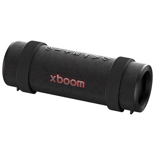 Image of LG xboom Grab Core by will.i.am, xboom Signature Sound, Portable Bluetooth Speaker, up to 19 Hours of Playback, IP67 Dust and Water Resistant, MIL-STD 810H Durability, Adjustable Carrying Strap