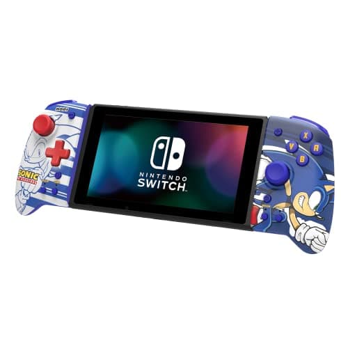 Image of Hori Split Pad Pro Handheld Mode Ergonomic Grip Controller (Sonic the Hedgehog) - Nintendo Switch [Officially Licensed] (Nintendo Switch)