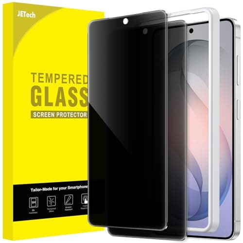 Image of JETech Privacy Screen Protector for Samsung Galaxy S26 Ultra, Anti-Spy Tempered Glass Film with Easy Installation Tool, Fingerprint ID Compatible, 2-Pack