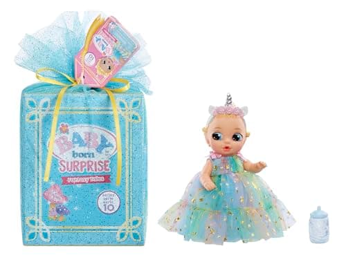 Image of BABY born Surprise Small Dolls Series 10 - Fantasy Tales, Unwrap Surprise Collectible Baby Doll with 3 Water Surprises, Fantasy-Themed Dress, Colour Change Diaper, Storybook Packaging, For Kids Ages 4