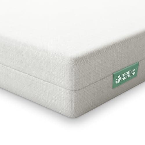 Image of Mother Nurture Eco Fibre Cot Bed Mattress (140 x 70 x 10 cm) Breathable Baby Cot Bed Mattress for Comfy Night’s Sleep, Reversible and Hypoallergenic with Removable Cover for Easy Clean, BSI Tested