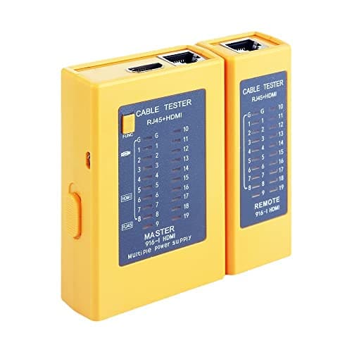 Image of VOANZO 3-in-1 Cable Tester - HDMI, Network, RJ11 RJ45 - 9V/USB Power Supply