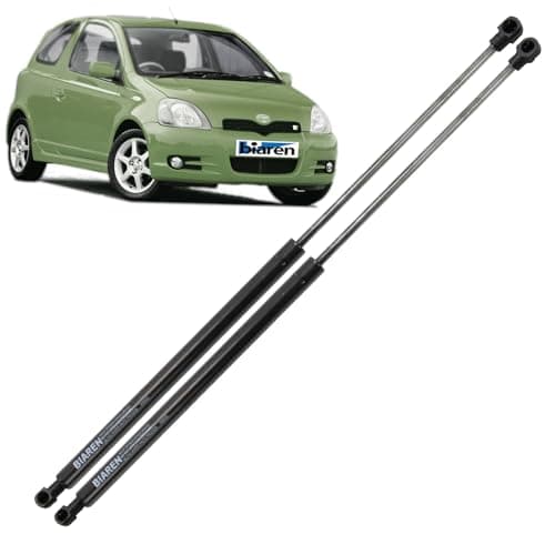 Image of BIAREN 2x Rear Tailgate Boot Gas Struts For Toyota Yaris I Hatchback (1999-2005) Lift Support System 245 (N) 502 MM 6895009110 6896059026