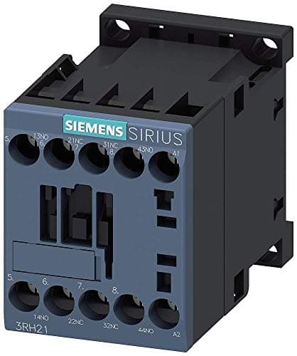 Image of Siemens 3RH2122-1AP00 Contactor Relay, 2No+2Nc, AC 230V, 50/60 Hz, Size S00, Screw Terminal, White