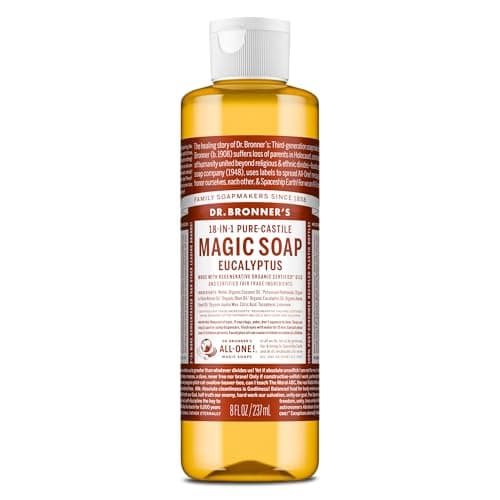 Image of DR BRONNERS Organic Eucalyptus Castile Liquid Soap 237ml (PACK OF 1)