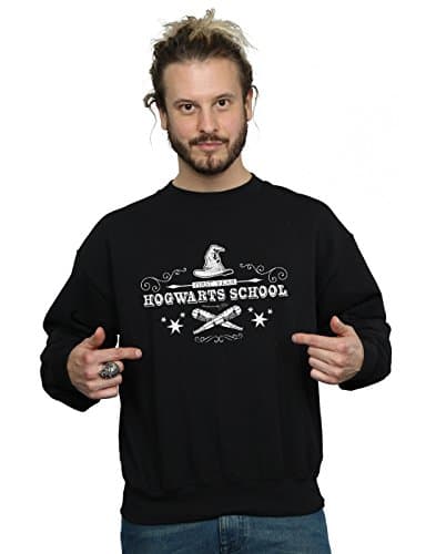 Image of Harry Potter Men's Hogwarts First Year Sweatshirt Black Medium