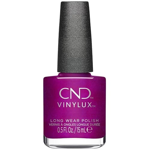 Image of CND Vinylux Long Wear Nail Polish (No Lamp Required), 15 ml, Purple, Magenta Mischief
