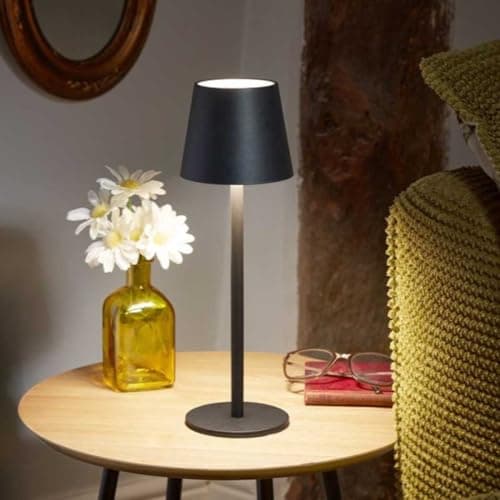 Image of Marco Paul Onyx Touch Lamps for Living Room 3 Lighting Modes USB Lamp Rechargeable Lamps for Home Lights for Bedroom Desk Light 2400 mAh Rechargeable Table Lamp