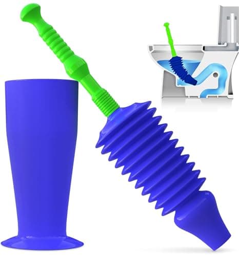 Image of Luigi's World's Best Toilet Plunger - Plunger Toilet Unblocker Heavy Duty - Plungers for Unblocking - Unique Strongest Unblocker Tool - Plungers for Unblocking - Clog Remover Tool