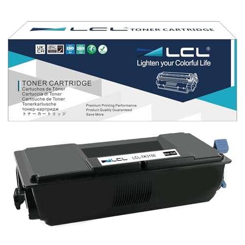 Image of LCL Compatible Toner Cartridge TK3100K TK3100 TK-3100 1T02MS0NL0 12500Pages (1Black) Replacement for Kyocera ECOSYS FS-2100D FS-2100DN FS-4100DN FS-4200DN FS-4300DN M3040DN M3540DN
