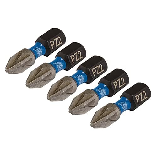 Image of Draper 04951 PZ-Type Impact Screwdriver Bits, No.2 x 25mm (Pack of 5)