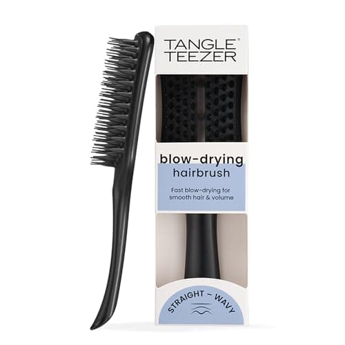 Image of Tangle Teezer Easy Dry & Go Vented Hairbrush for Fine to Medium Wet Hair - Adds Volume, Smoothness & Shine - Blow Dry Hair Brush Cuts Down Time & Damage - Jet Black