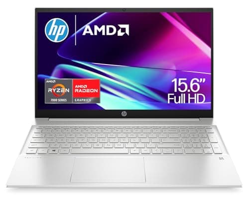 Image of HP Pavilion 15.6" Laptop | AMD Ryzen 7 7730H Processor | 16GB RAM | 512GB SSD | AMD Radeon Graphics | FHD Display | Up to 8hrs battery | Windows 11 | Audio by B&O | Natural Silver | 15-eh3000sa