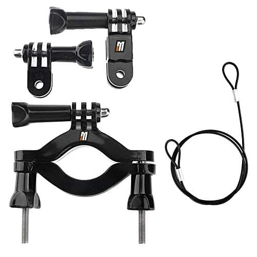 Image of micros2u Action Camera Roll Cage/Bar Mounting Kit. Compatible with Gopro and Similar Action Cameras