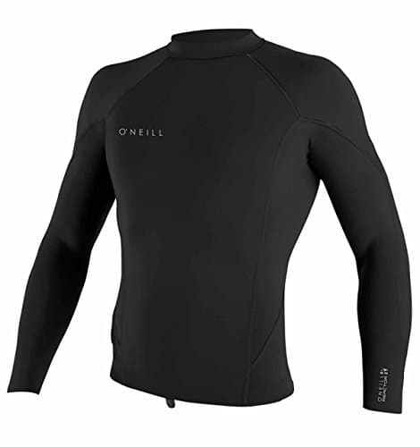 Image of O'Neill Reactor-2 1.5mm L/S Top Black - XL