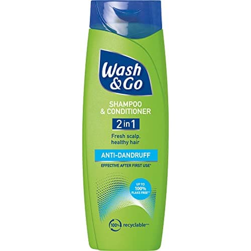 Image of Wash & Go Classic 2 in 1 Shampoo & Conditioner, Men's Hair Shampoo, For All Hair Types, Bulk Pack x 6 bottles