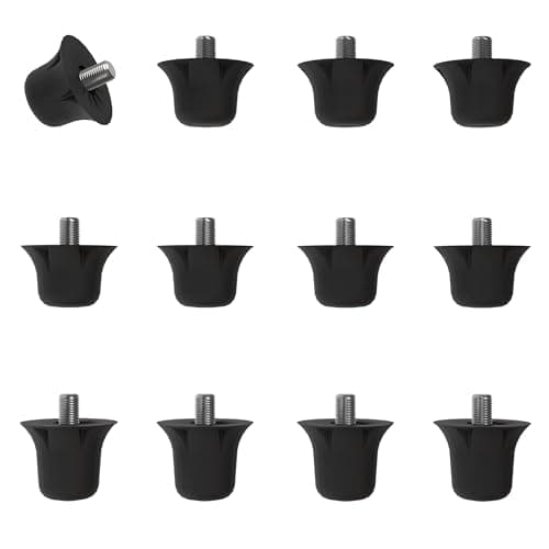 Image of 55 Sport Classic Nylon SG Replacement Football Studs - 12 Pack (13/16mm) - Black