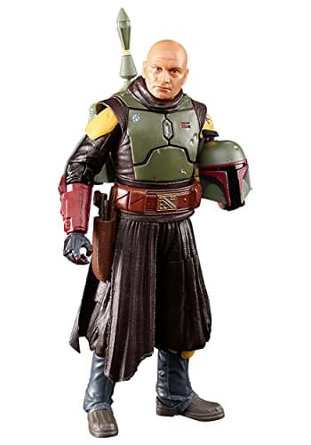 Image of Star Wars Hasbro The Black Series Boba Fett (Throne Room) Toy Scale The Book of Boba Fett Collectible Figure, Kids Ages 4 and Up, Multicolor, 15 cm