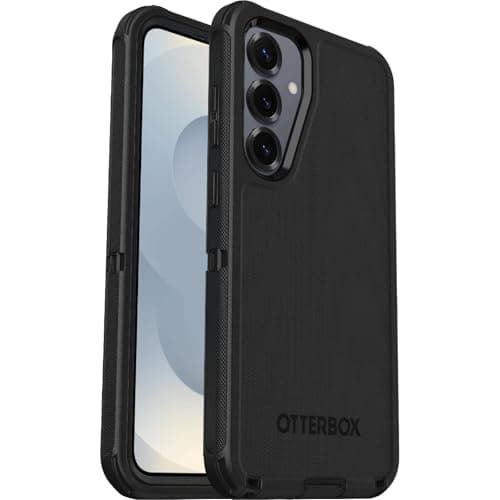 Image of OtterBox Defender Case for Samsung Galaxy S25+, Shockproof, Drop Proof, Ultra-Rugged, Protective Case, 7x Tested to Military Standard, Black