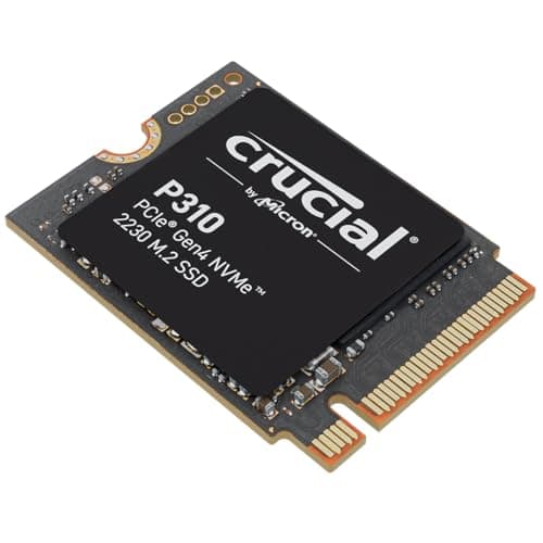 Image of Crucial P310 SSD 1TB M.2 2230 NVMe PCIe Gen4, Up to 7,100 MB/s, Compatible with Steam Deck, ASUS ROG Ally, MSI Claw & Microsoft Surface, Solid State Drive - CT1000P310SSD2