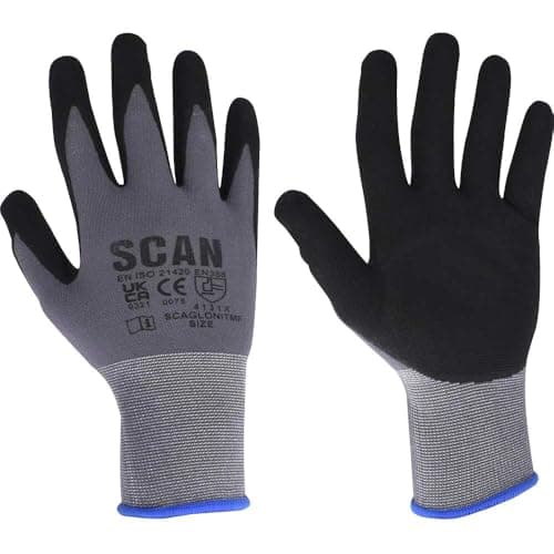 Image of Scan SCAGLONITMFX Breathable Nitrile Micro-Foam Gloves - Size 10