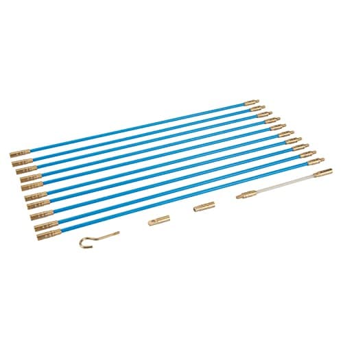 Image of Silverline Cable Rods / Duct Rods Kit 13 Pieces 10mm x 330mm (633570)